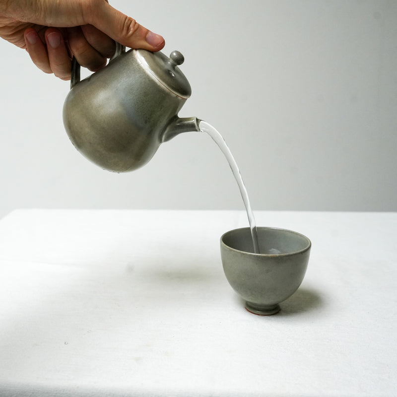 Watercolor 'Steel Egg' Teapot 180ml  Teaware- Cha Moods
