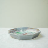 Raw Wood Fired Porcelain Tea Tray Lagoon No.5 ø20
