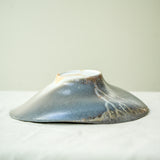 Raw Wood Fired Porcelain Tea Tray Lagoon No.4 ø20