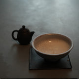 Raw 'Lunar Echo' Wood Fired Ceramic Teacup 25ml