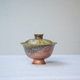 Raw 'Forest Ember' Wood Fired Ceramic Gaiwan 110ml