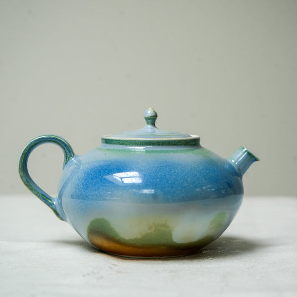 Watercolor 'Sky Earth' Teapot v3 200ml  Teaware- Cha Moods