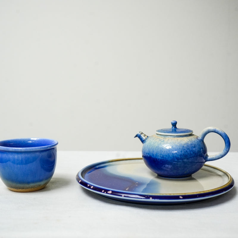 Watercolor 'Royal Sky' Teapot 160ml  Teaware- Cha Moods