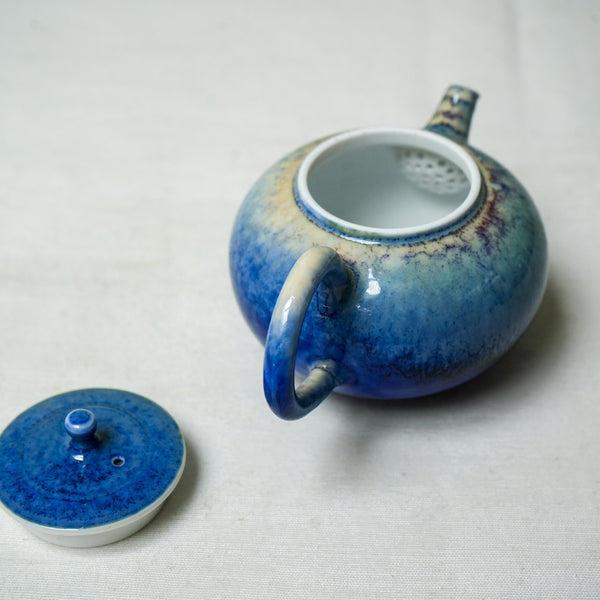 Watercolor 'Royal Sky' Teapot 160ml  Teaware- Cha Moods