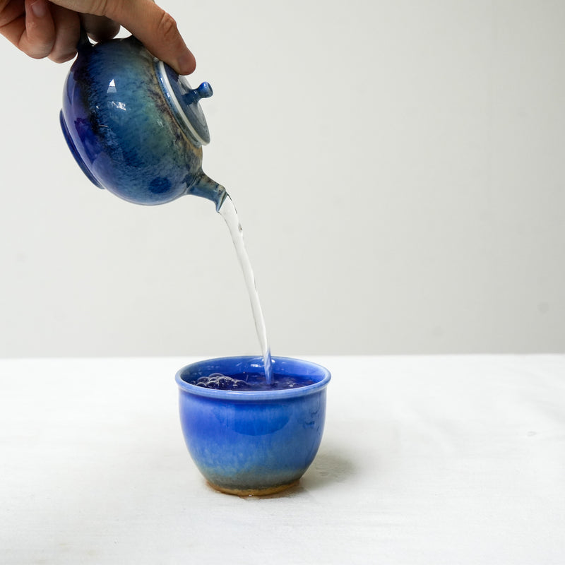 Watercolor 'Royal Sky' Teapot 160ml  Teaware- Cha Moods