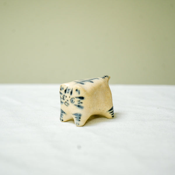 Mini Ceramic Tiger (Qinghua) Teapet 3 Teaware- Cha Moods