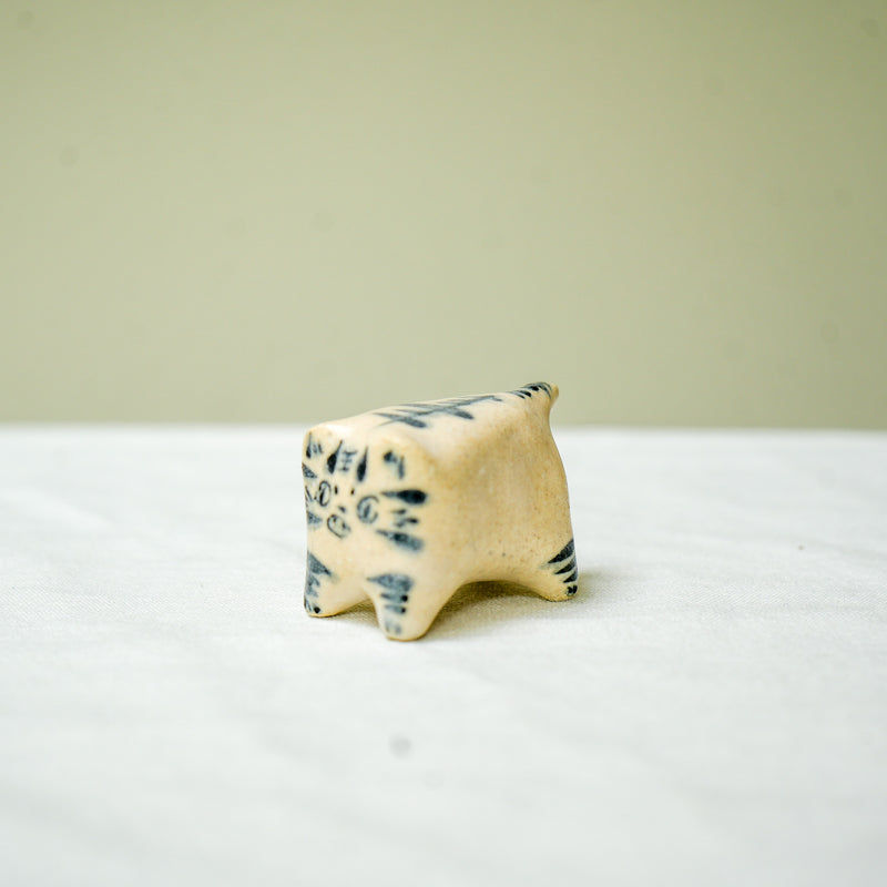 Mini Ceramic Tiger (Qinghua) Teapet 3 Teaware- Cha Moods