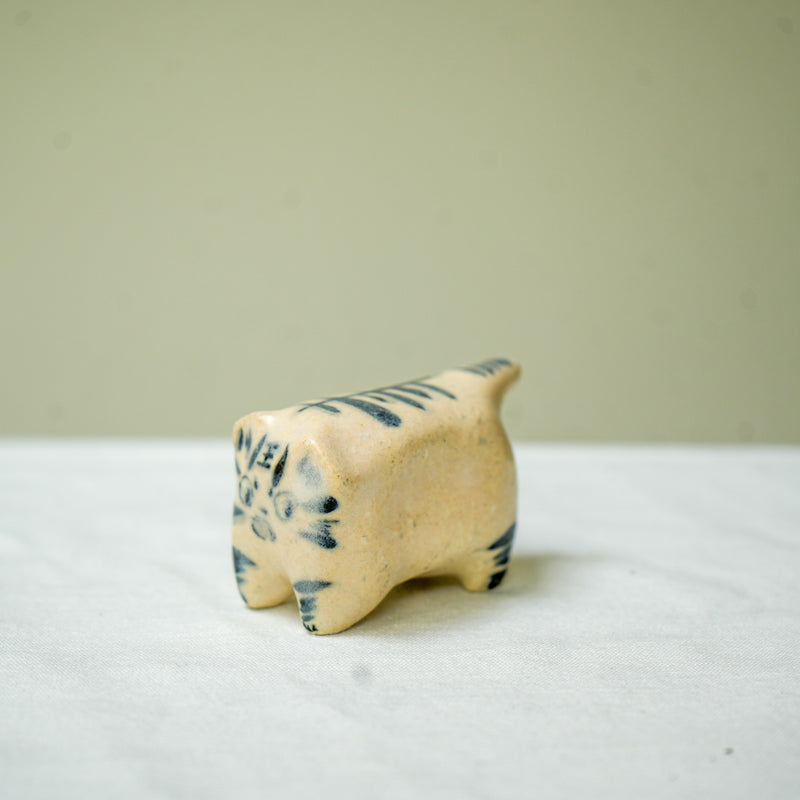 Mini Ceramic Tiger (Qinghua) Teapet 1 Teaware- Cha Moods