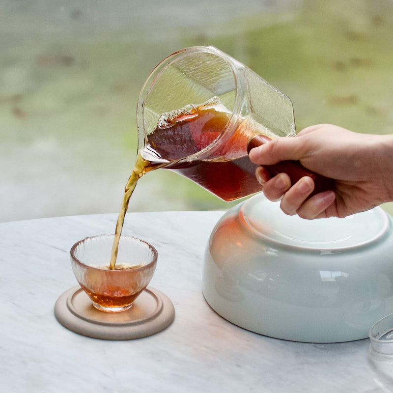 Glass Teapot with Wood Handle 500ml  Teaware- Cha Moods