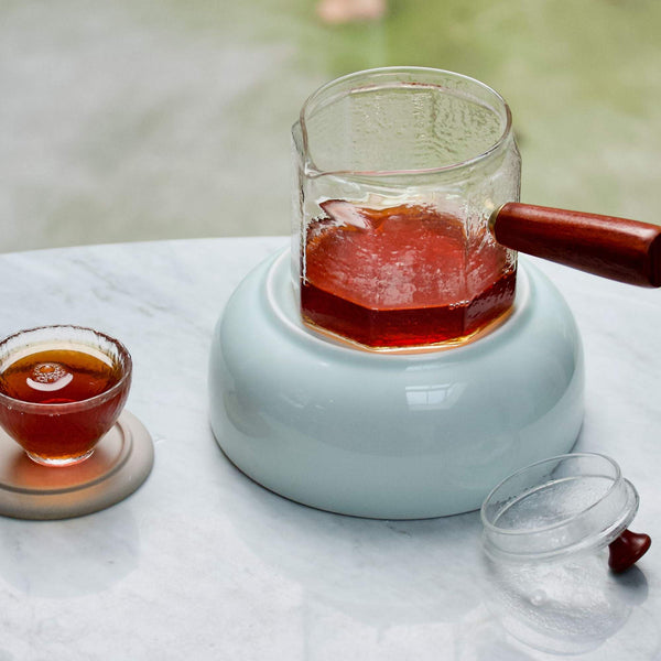 Glass Teapot with Wood Handle 500ml  Teaware- Cha Moods