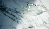 Cloudy Glass Xishi Teapot 2 cups Set  Teaware- Cha Moods