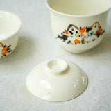 100 Cats Gaiwan & Tea Cup set Kimchi & Pickles 70ML