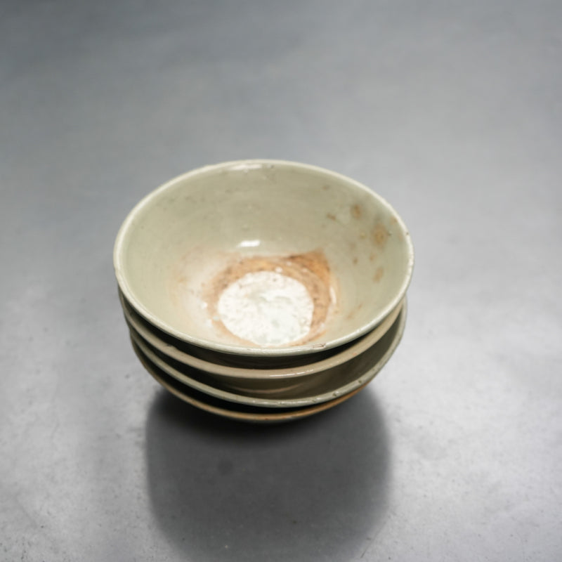 Chaozhou Vintage Rustic Ceramic Tea Bowls (Hu Cheng)
