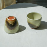 Watercolor 'Sand Earth' Tea cups 50ml  Teaware- Cha Moods