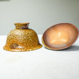 Raw 'Earth Shell' Wood Fired Ceramic Gaiwan 140ml  Teaware- Cha Moods