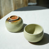 Watercolor 'Sand Earth' Tea cups 75ml  Teaware- Cha Moods