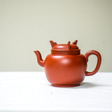 Qing Replica Half Handmade Yixing Teapot – Zhuni Clay 180ml Teapot- Cha Moods