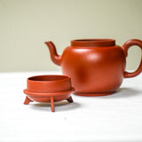 Qing Replica Half Handmade Yixing Teapot – Zhuni Clay 180ml Teapot- Cha Moods