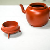 Qing Replica Half Handmade Yixing Teapot – Zhuni Clay 180ml Teapot- Cha Moods