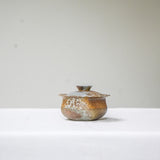 Raw 'Golden Pearl' Wood Fired Ceramic Gaiwan 110ml