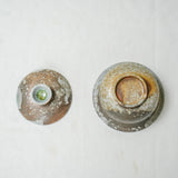 Raw 'Tidal Pool' Wood Fired Ceramic Gaiwan 110ml