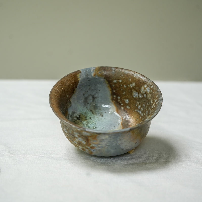 Raw 'Meteorite Shell' Wood Fired Ceramic Gaiwan 100ml Teaware- Cha Moods