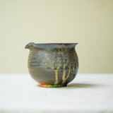 Raw 'Lotus Mist' Wood Fired Ceramic Fair Cup 100ml Teaware- Cha Moods
