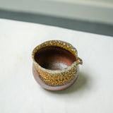 Raw 'Golden Ash' Wood Fired Ceramic Fairness Cup 110ml