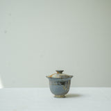 Raw 'Ash Bloom' Wood Fired Ceramic Gaiwan 100ml