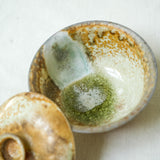 Raw 'Moss Rain' Wood Fired Ceramic Gaiwan 100ml