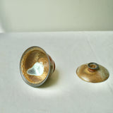 Raw 'Winter Moss' Wood Fired Ceramic Gaiwan 110ml