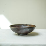 Raw Wood Fired Porcelain Tea Tray Ember Orbit ø16