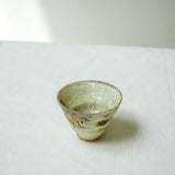 Raw 'Celadon Drift' Wood Fired Ceramic Teacup 30ml Teaware- Cha Moods