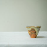 Raw 'Celadon Drift' Wood Fired Ceramic Teacup 30ml Teaware- Cha Moods