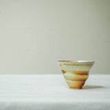Raw 'Celadon Drift' Wood Fired Ceramic Teacup 30ml Teaware- Cha Moods