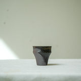 Raw 'Knight Kiln' Wood Fired Ceramic Teacup 30ml