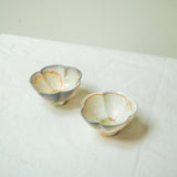 Raw 'Plum Blossoms' Wood Fired Porcelain Tea cups 30ml Teaware- Cha Moods