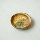 Raw 'Amber Moss' Wood Fired Ceramic Teacup 30ml Teaware- Cha Moods