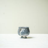 Raw 'Mist Pool' Wood Fired Ceramic Teacup 30ml Teaware- Cha Moods