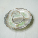 Raw 'Melt Watter' Wood Fired Porcelain Tea Tray