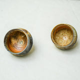 Raw 'Kiln Twins' Wood Fired Ceramic Tea cups 30ml