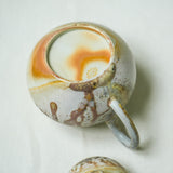 Raw 'Cloud Burst' Wood Fired Ceramic Teapots 120ml