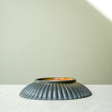 Raw Wood Fired Porcelain Tea Tray Lagoon No.2 ø18