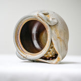Raw ‘Earth Cat' Wood Fired Porcelain Treasure Teapot 120ml