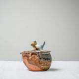 Raw ‘Ember Cat' Wood Fired Ceramic Treasure Teapot 120ml