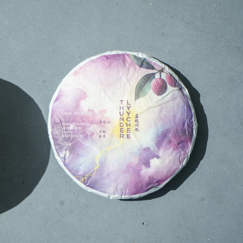 Lychee Thunder - 2024 Kuzhushan Gushu Sheng Pu'er Tea & Infusions- Cha Moods