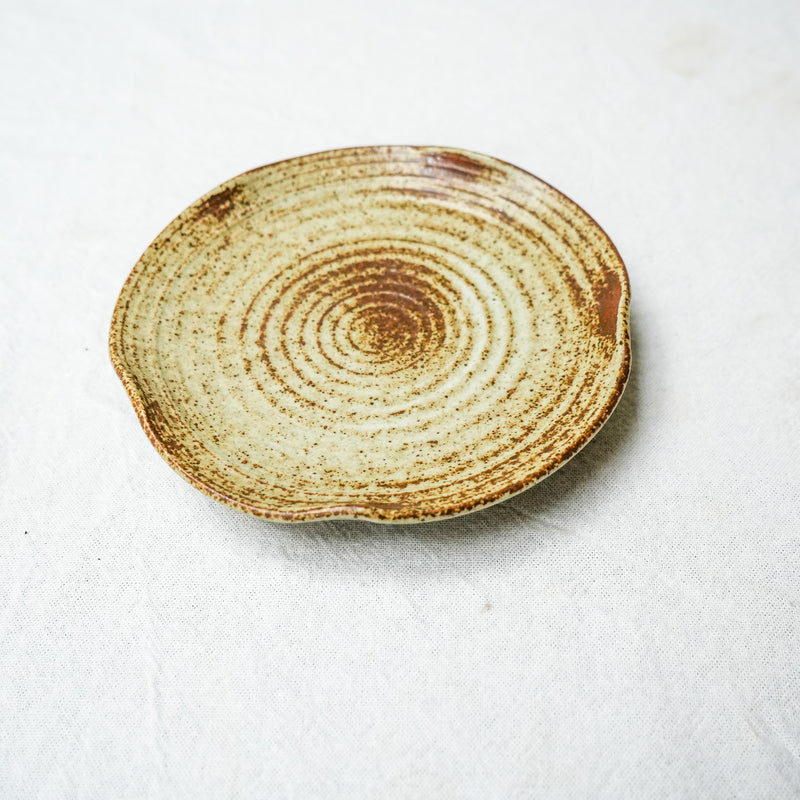 Wabi-sabi Jingdezhen Ceramic Flower Tea Tray Earth Teaware- Cha Moods