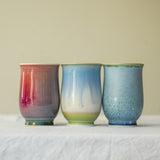 Watercolor Sunset Sympony Gongfu Aroma Tea cups 30ml Teaware- Cha Moods