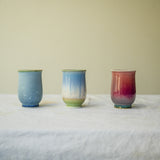 Watercolor Sunset Sympony Gongfu Aroma Tea cups 30ml Teaware- Cha Moods