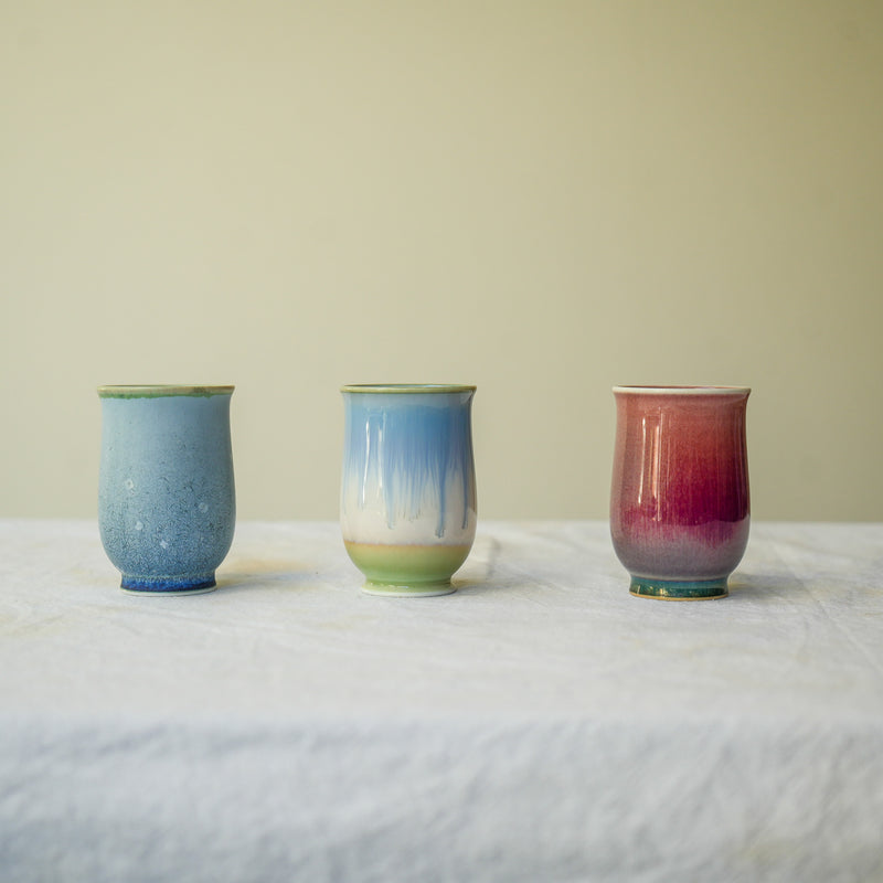 Watercolor Sunset Sympony Gongfu Aroma Tea cups 30ml Teaware- Cha Moods